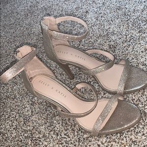 Gold Kelly and Katie Heels